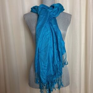 Pashmina bright Blue Scarf